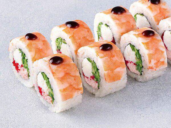 Сакура - Ролл Сочная креветка