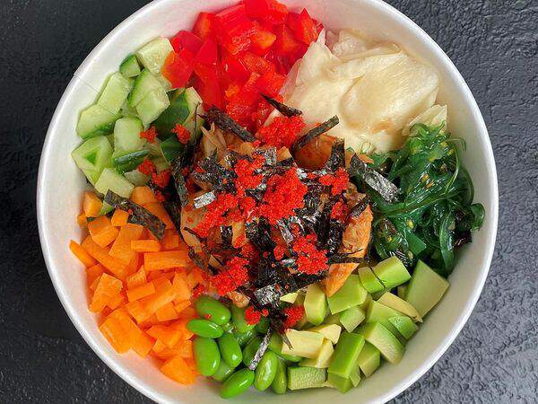 Лосось sushi & oysters - Поке с тунцом