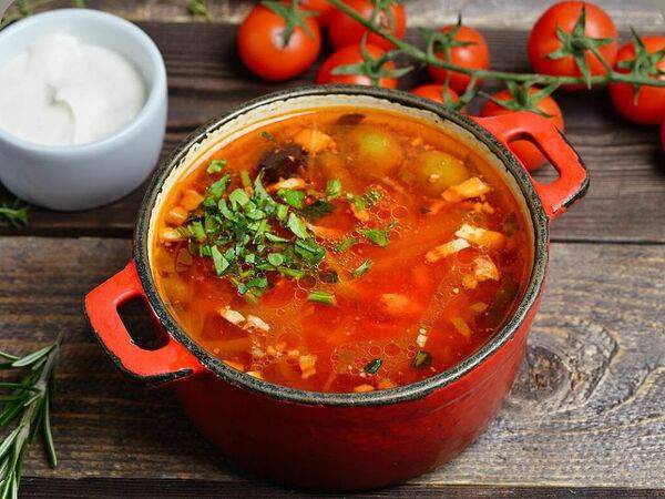 Ресторан Чеснок - Солянка мясная