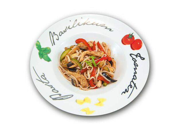 Угли - Паста Удон с курицей