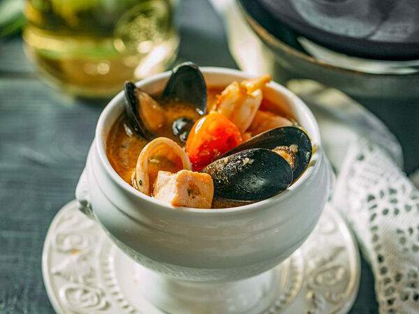 Mama Roma - Суп из морской рыбы и морепродуктов
