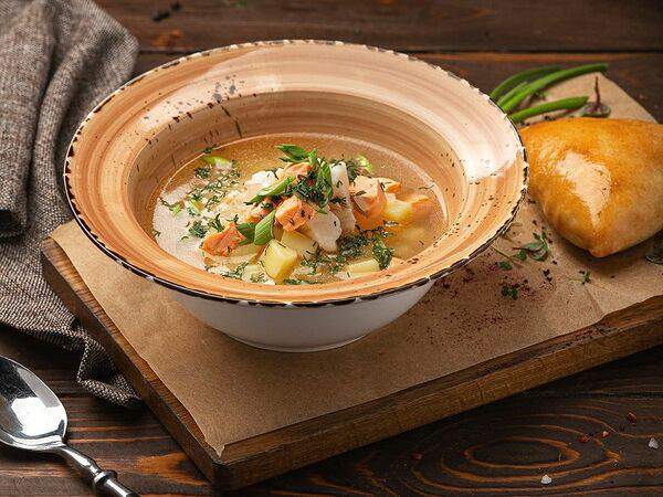 Седло - Уха из форели и судака