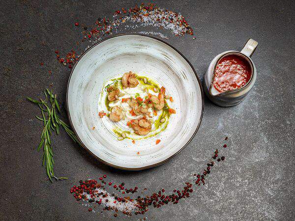 Hookah Place NN - Томатный суп с креветками