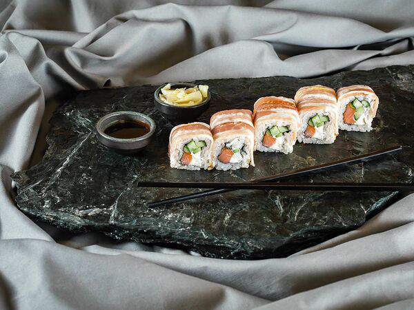 Дерзкий лосось - Ролл Европейский