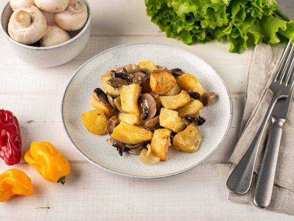 Бахетле - Жареный картофель с грибами