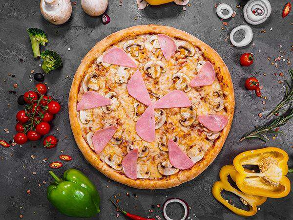 Суши Пати - Пицца Ветчина и грибы 33см