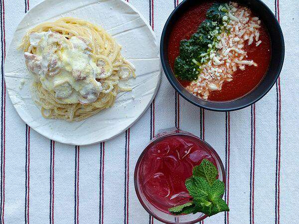 Здрасьте! Нам по пасте! - Комбо М А-ля Карбонара