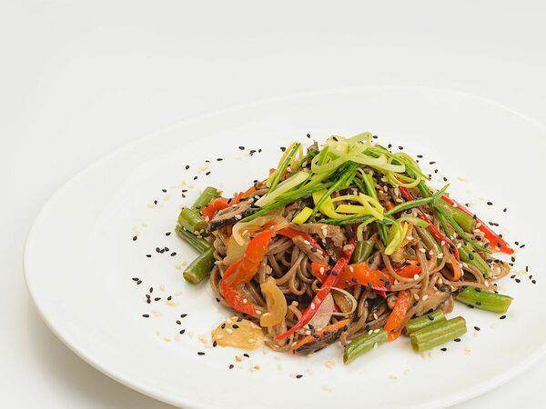 Саюри - Гречневая лапша с овощами