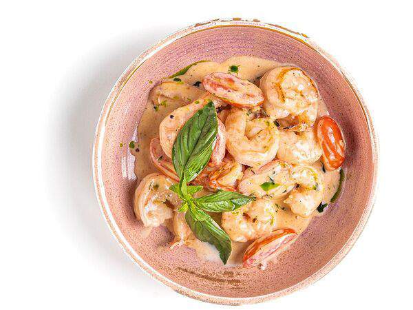 Мамини - Креветки в сливочном соусе