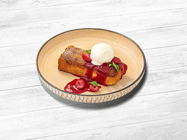 Miraclub - Малиновый пирог с соусом ягодным