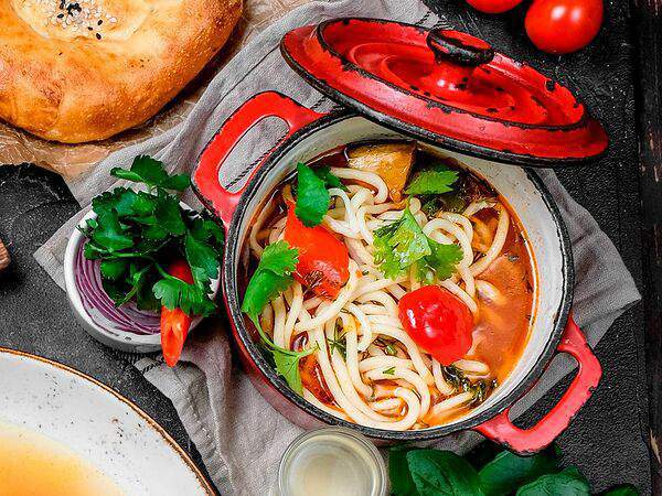 Бакладжан - Суп Лагман с говядиной