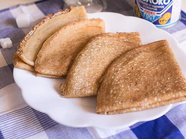 Пельменная на Горького - Блинчик со сгущенкой