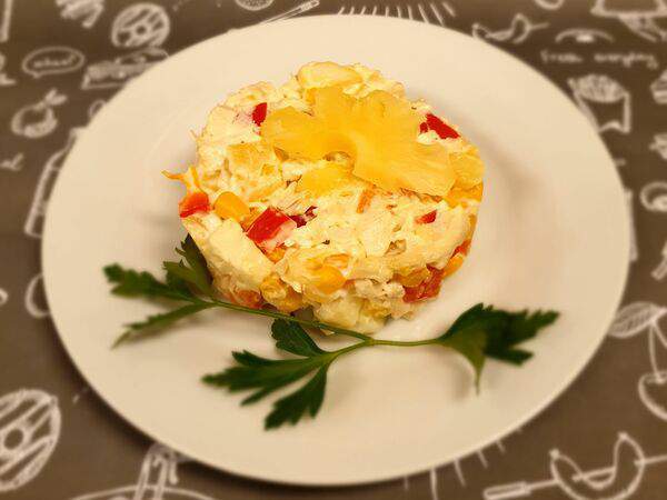 Tastyfood - Салат Куриный с ананасом