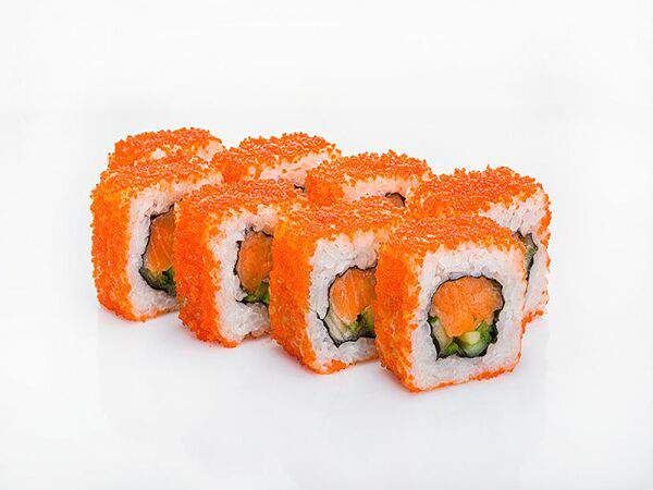 Тандыр №1 - Ролл Калифорния с копченым лососем