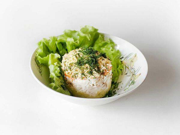 Брынза - Мимоза с лососем