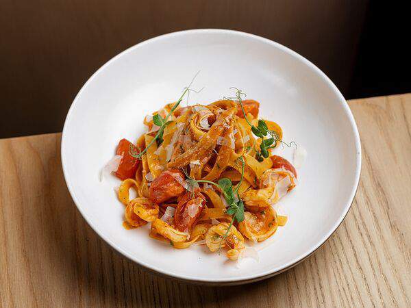 Мона - Тальятелли с креветками