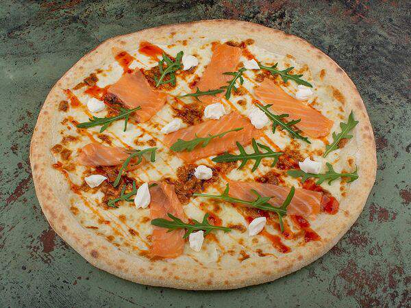 Гастроном - Пицца сливочная с красной рыбкой