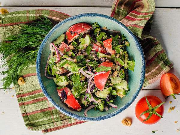 Маймун - Овощной салат по-грузински с орехами