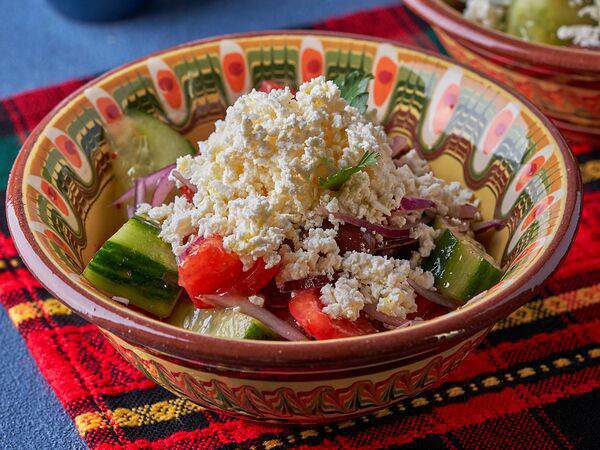 Булгур - Шопска салата