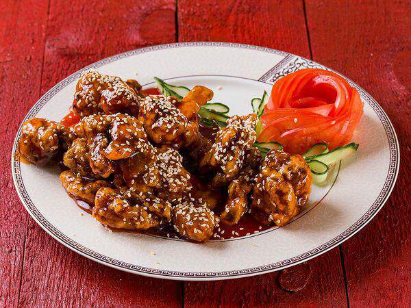 Девять драконов - Свиные ребрышки в кисло-сладком соусе