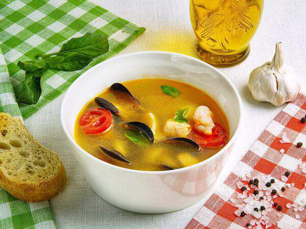 Burrata - Суп из морепродуктов