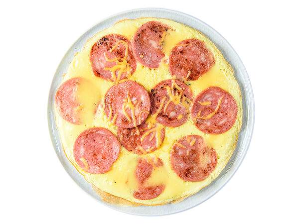 Мандарин - Омлет с пепперони