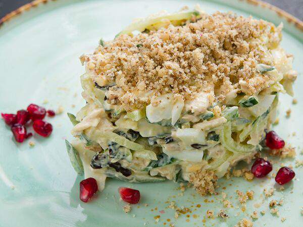 Хачапури и хинкали - Салат нежный