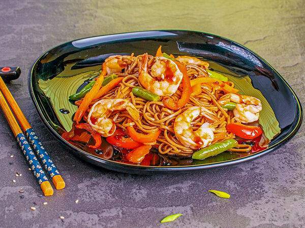 Суширолла - Соба Креветки Терияки