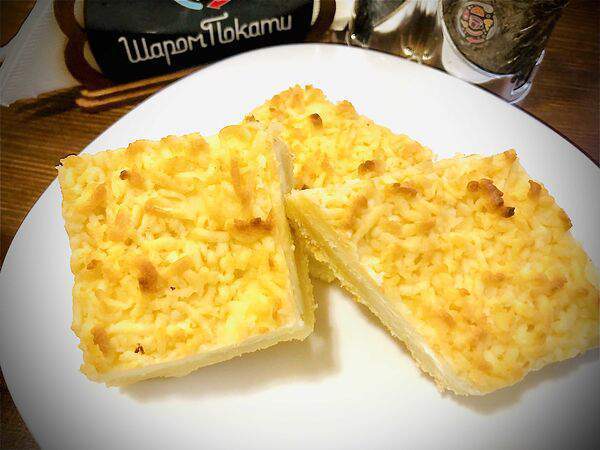 Шаромпокати - Пирог Венский из песочного теста с Творогом