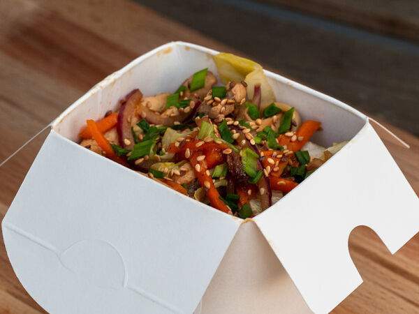 Лампа - Вок с курицей