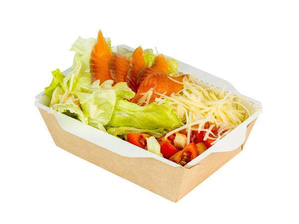 La Pizza & Sushi - Салат Цезарь с семгой