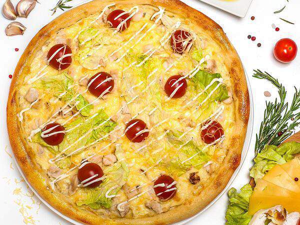 Би Би Суши Пицца - Цезарь на тонком тесте