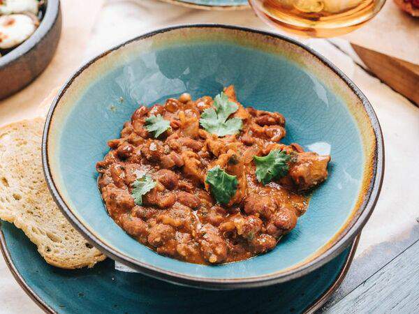 Кинза - Лобио с куриным филе