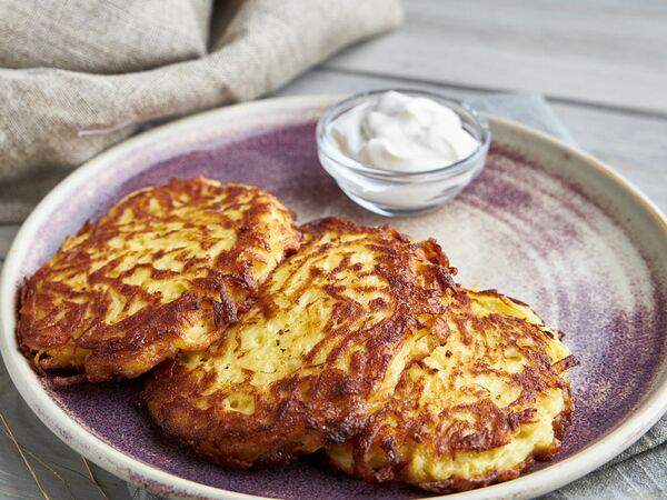 Толстый гусь - Драники со сметаной