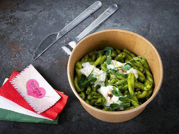 Toscana grill - Казаречче Al Pesto со страчателлой