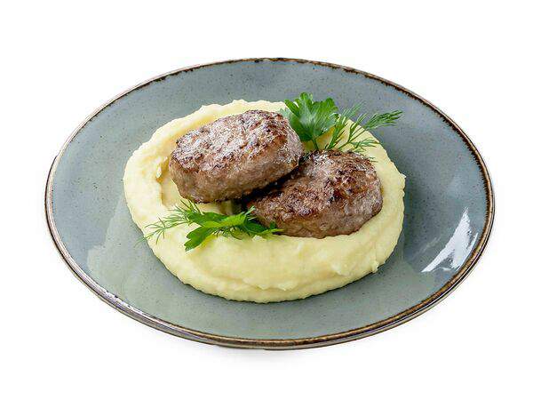 Дядя Пицца - Мясные котлеты с картофельным пюре