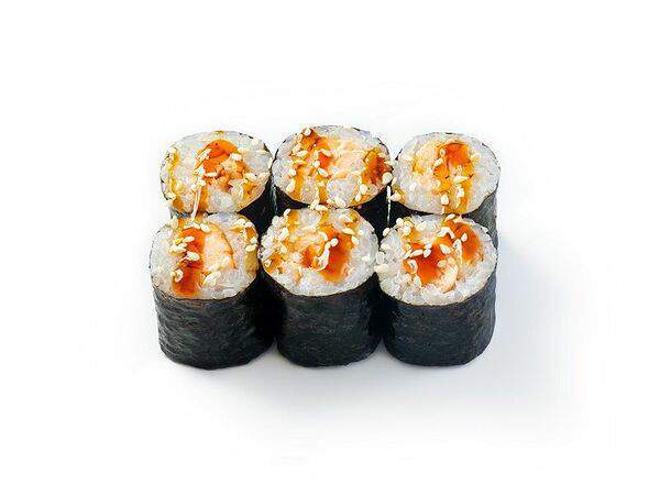 Gimme rolls - Малый ролл с жареным лососем