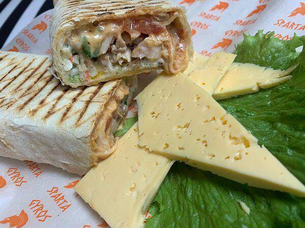 Гирос SPARTA - Шаурма Сырная со свининой