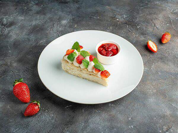 Я люблю тебя - Торт Наполеон veg