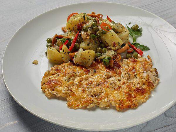 Галушка - Говядина Запорожская с теплым салатом