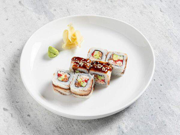 Rusalka - Ролл с угрем и крабом