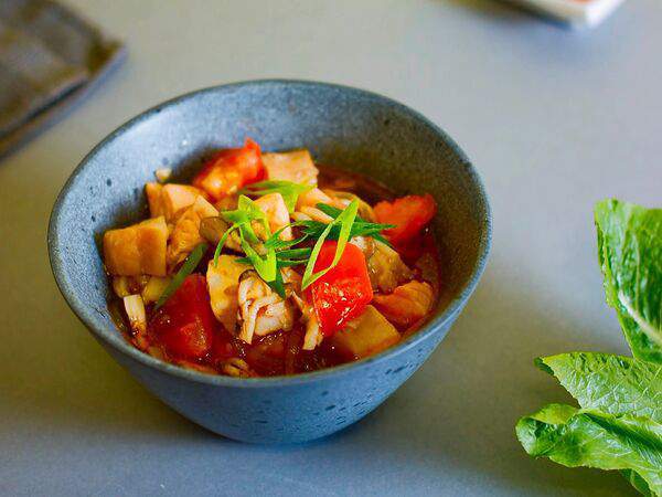 Авокадо - Рыбный суп со стеклянной лапшой