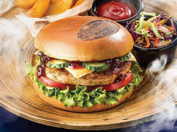 Уютное кафе Бенджамин - Бургер из индейки