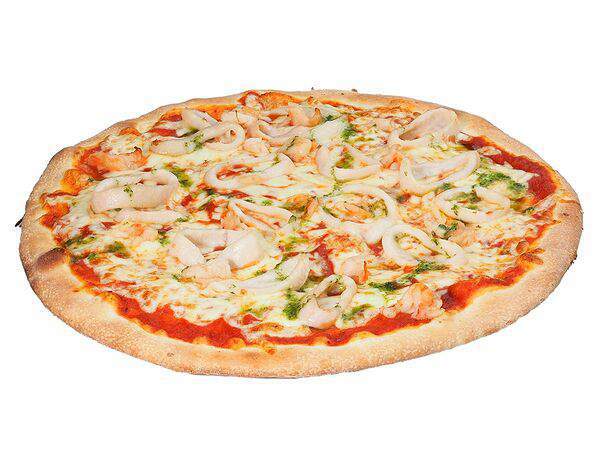 Домашний Шеф в Сытном Базаре - Пицца с морепродуктами на томатной основе