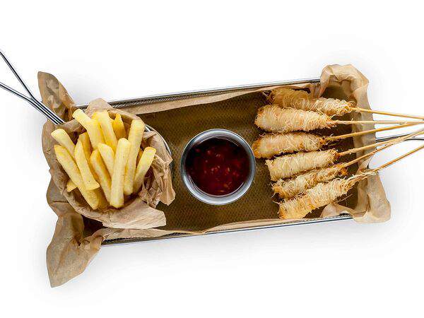 Дядя Пицца - Креветки в пшеничной стружке