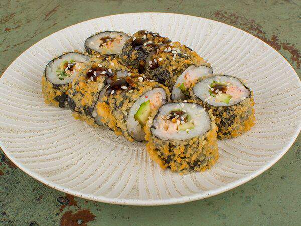 Гастроном - Крабовый-ролл в панировке с авокадо