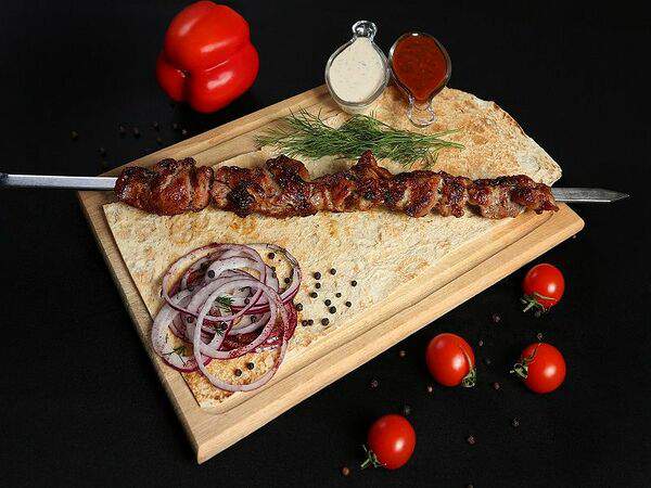 Шашлык на дровах - Свиная шейка