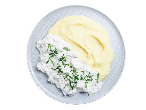 Мандарин - Треска в сливочном соусе с картофельным пюре