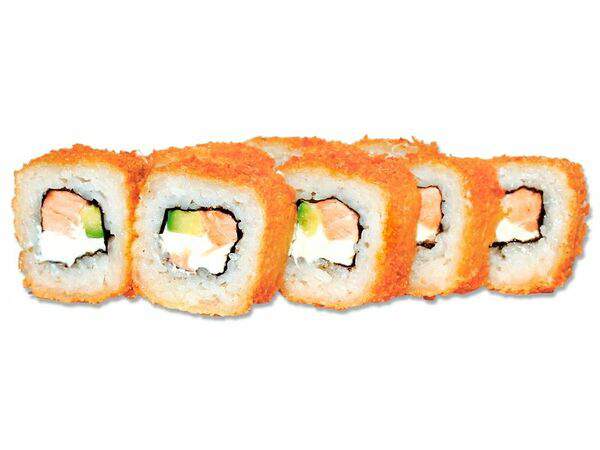 Джаз пицца - Лосось темпура ролл