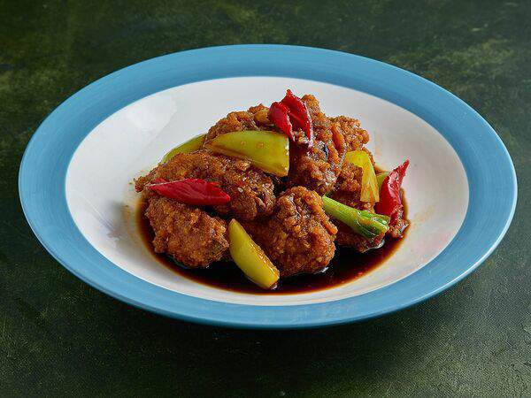 Кафе Али - Куриные крылышки, тушённые в соевом соусе